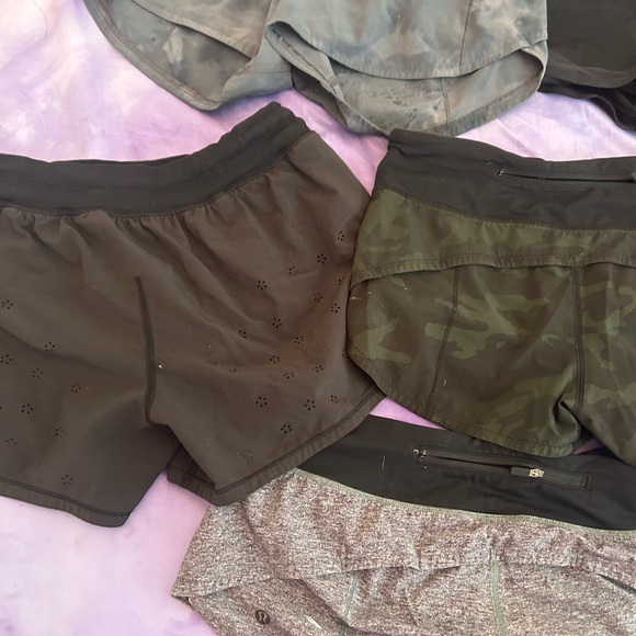 Lululemon Speed up Shorts - size 4 & 6 camo grey black - Picture 5 of 8